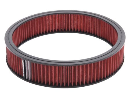 Edelbrock Air Cleaner Element Pro-Flo 3In Tall 14In Diameter Red Supply