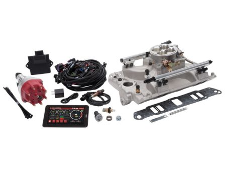 Edelbrock Pro Flo 4 Fuel Injection Kit Seq Port Pontiac 326-455 ci 550 Max HP 2 LbHr Injectors Satin Online