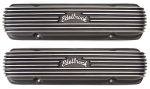 Edelbrock Valve Cover Classic Series Pontiac 1962-1979 301-455 CI V8 Black Online Hot Sale