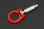 Cusco Folding Rear Tow Hook 2020+ Toyota Supra (A90) 3.0L Turbo - Red Supply