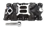 Edelbrock Intake Manifold Perf Eps SBC w  Oil Fill Tube and Breather Black Online now