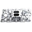 Edelbrock SBC Performer Eps Polished Manifold Fashion