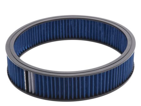 Edelbrock Air Cleaner Element Pro-Flo 3In Tall 14In Diameter Blue Online Hot Sale