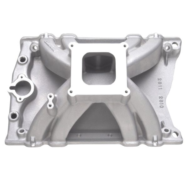 Edelbrock Manifold Victor Olds w  Standard Squarebore Flange Fashion