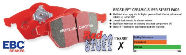 EBC Brakes Wilwood Dynalite Narrow Redstuff Ceramic Brake Pads Sale