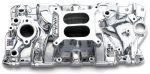 Edelbrock SBC Performer Eps Polished Manifold Fashion