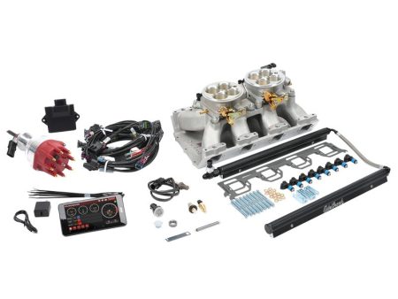 Edelbrock Pro Flo 4 EFI System Seq Port Chrysler Gen II Hemi 426-572 950 Max HP 60lb hr Satin Finish For Sale