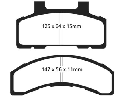 EBC 93-96 Buick Century 2.2 Yellowstuff Front Brake Pads on Sale