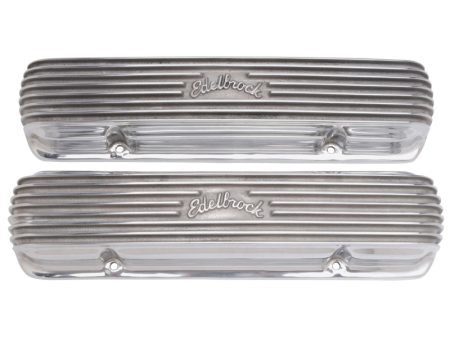 Edelbrock Valve Cover Classic Series Pontiac 1962-1979 301-455 CI V8 Polshed Online