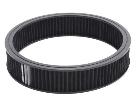 Edelbrock Air Cleaner Element Pro-Flo 3In Tall 14In Diameter Black on Sale