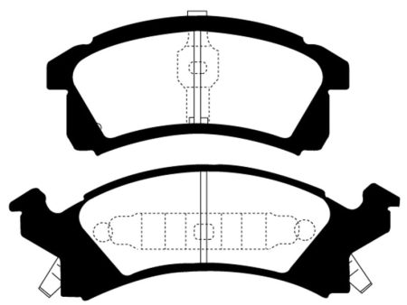 EBC 91-95 Buick Skylark 2.3 Yellowstuff Front Brake Pads Online Hot Sale