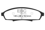 EBC 88-90 Buick Regal 2.8 Yellowstuff Front Brake Pads Hot on Sale