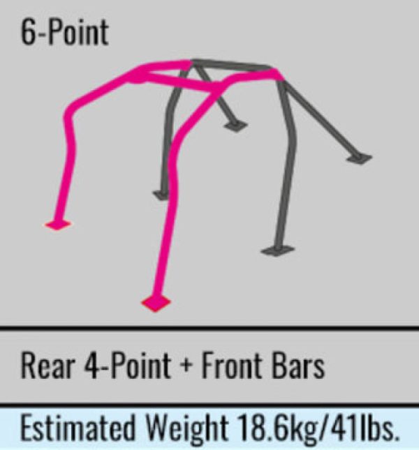 Cusco Chro-moly Roll Cage 6P S13 W  SUNROOF (S O   No Cancel) Online