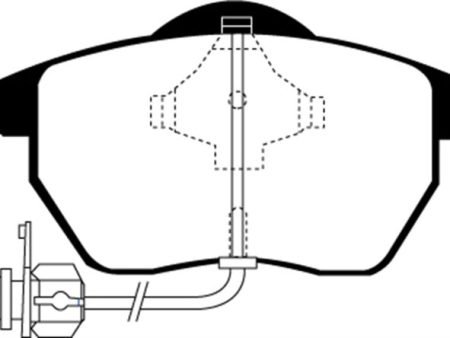 EBC 00-01 Volkswagen Passat 1.8 Turbo Greenstuff Front Brake Pads For Discount