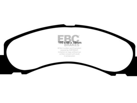 EBC 00-02 Ford Excursion 5.4 2WD Yellowstuff Front Brake Pads Sale