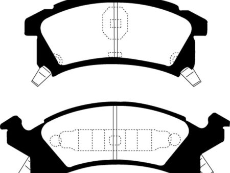 EBC 96-98 Buick Skylark 2.4 Yellowstuff Front Brake Pads Discount