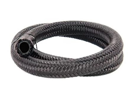 Torque Solution Nylon Braided Rubber Hose -6AN 10ft (0.34in ID) For Discount