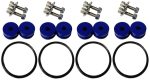 Torque Solution Billet Bumper Quick Release Kit Combo (Blue): Universal Online Hot Sale