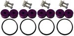 Torque Solution Billet Bumper Quick Release Kit Combo (Purple): Universal Discount